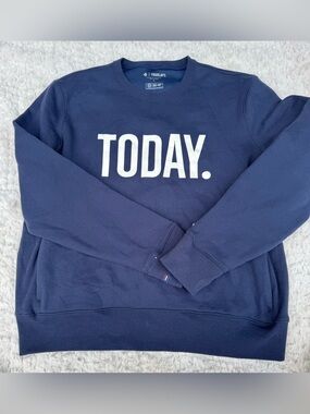 Fourlaps "TODAY." Men's Re-Up Crewneck Sweatshirt - Like New! Size L